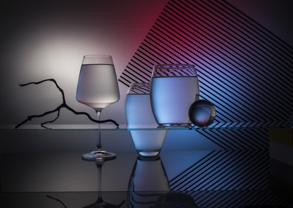 Modern Water Still Life by Evgeniy Popov — canvas wall art