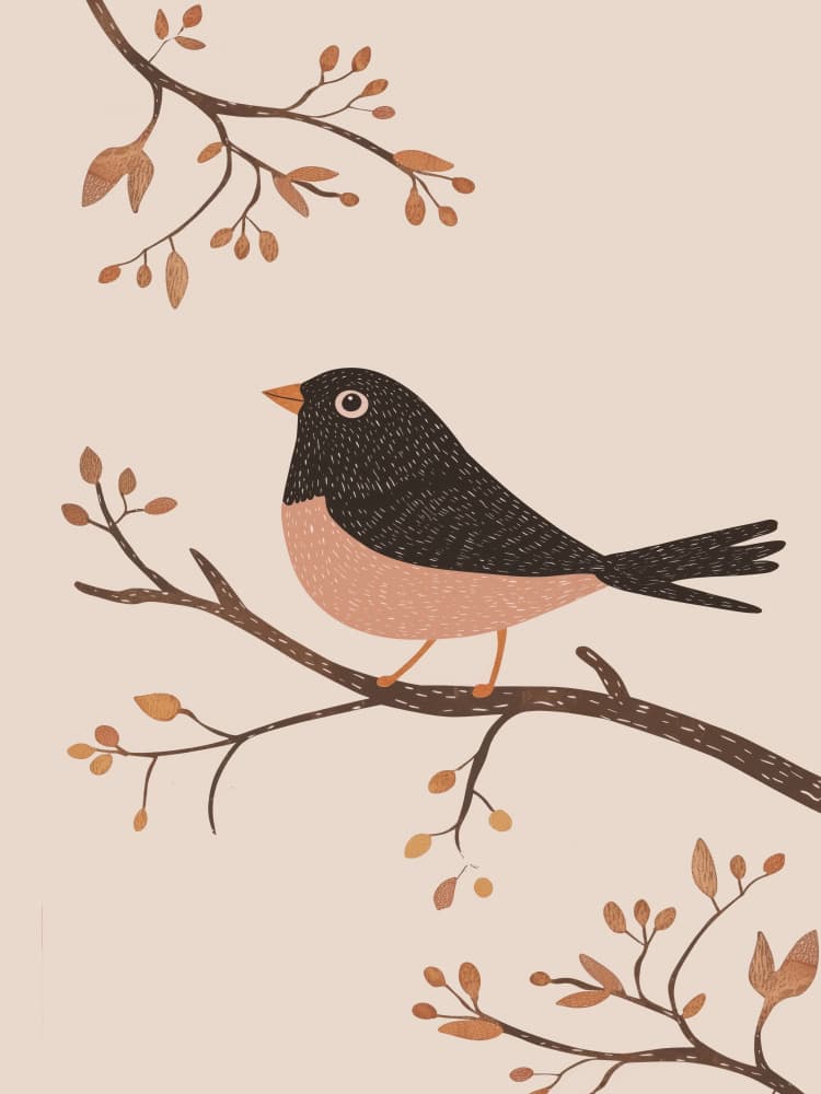 Sparrow's Perch by Treechild — canvas wall art