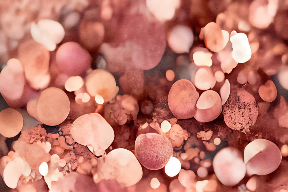 Blush Bokeh Dream by Treechild — canvas wall art