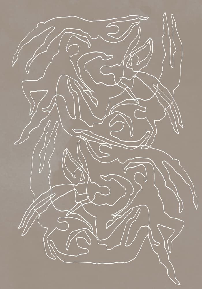 Graceful Abstract Movement by Pictufy Studio II — canvas wall art