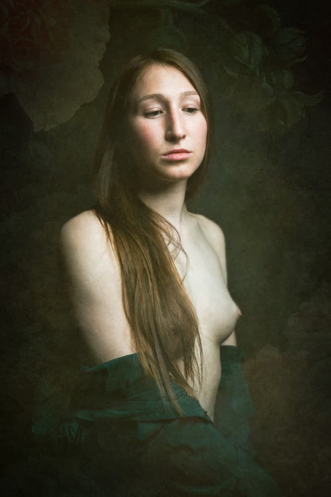 Ethereal Nude Portrait by Christian Kurz — canvas wall art