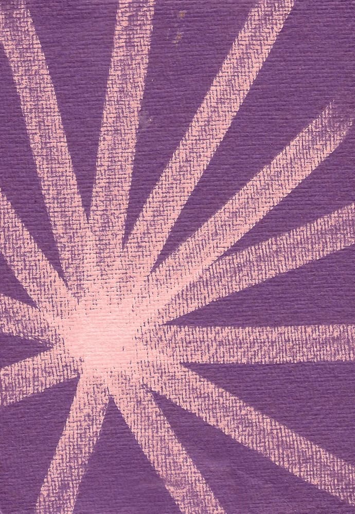Pink Purple Starburst by Santhosh ch — canvas wall art