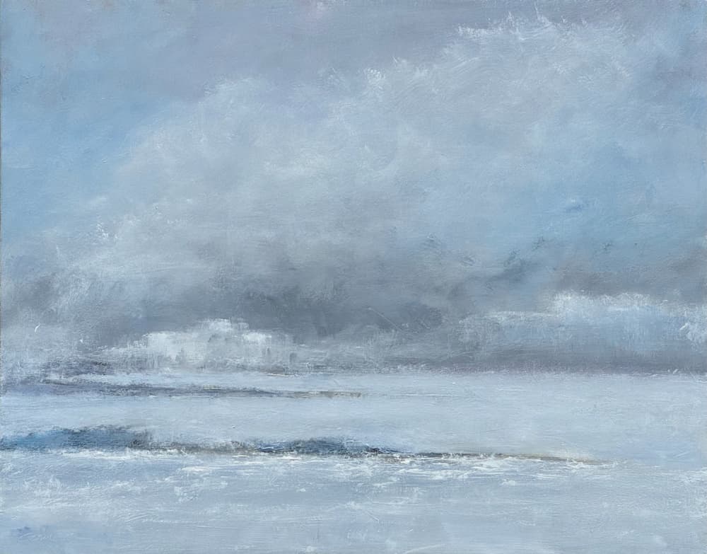 Misty Ocean Serenity