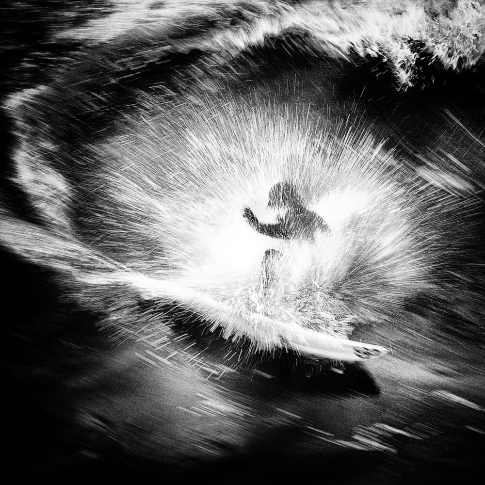 Powerful Surf Splash by Claudio Moretti — canvas wall art