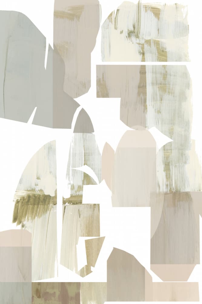 Neutral Abstract Shapes by cartissi — canvas wall art