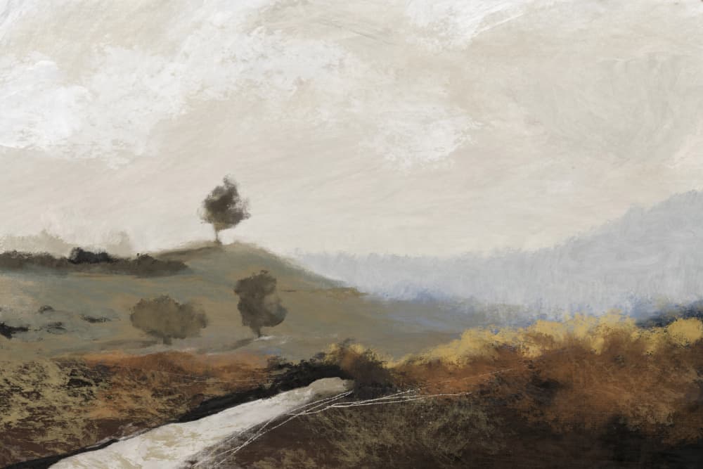 La Collina by Dan Hobday — canvas wall art