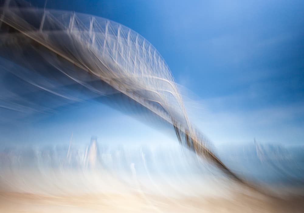 Dynamic Arch Bridge by Åsmund Kværnstrøm — canvas wall art