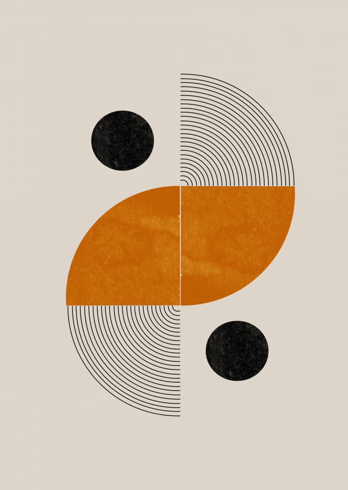 Geometric Harmony by THE MIUUS STUDIO — canvas wall art