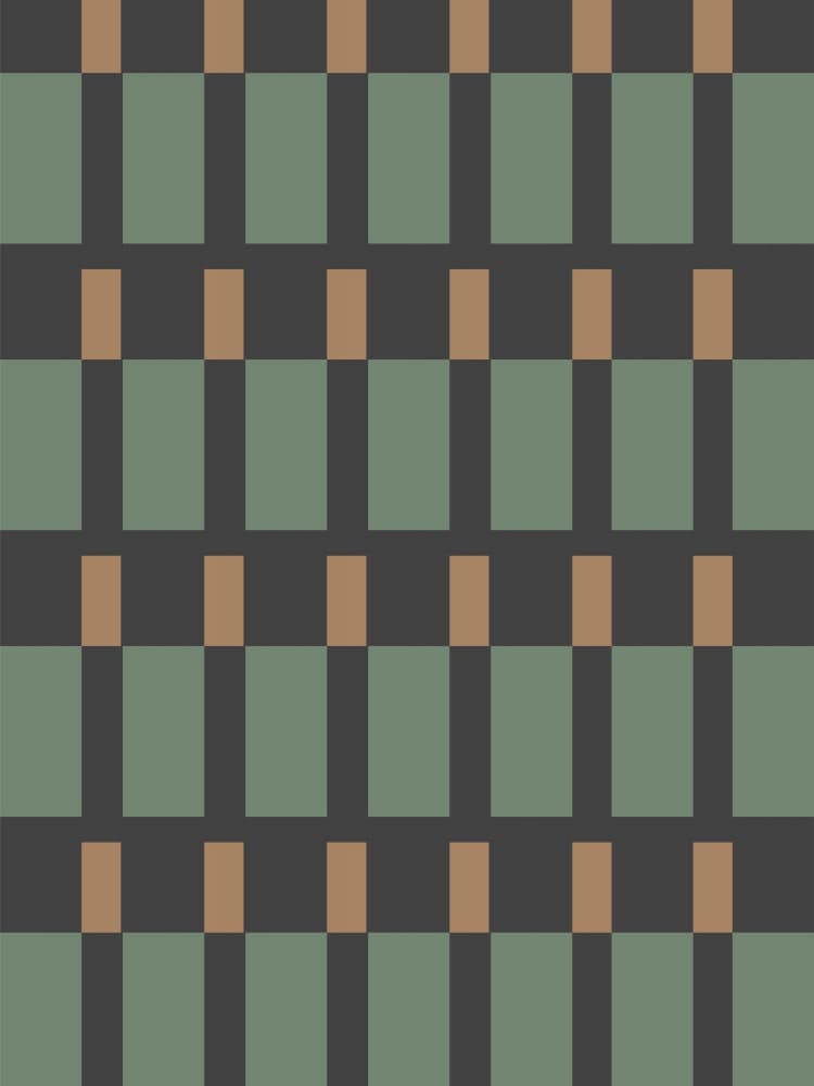 Muted Geometric Pattern by Nilesh Kulkarni — canvas wall art