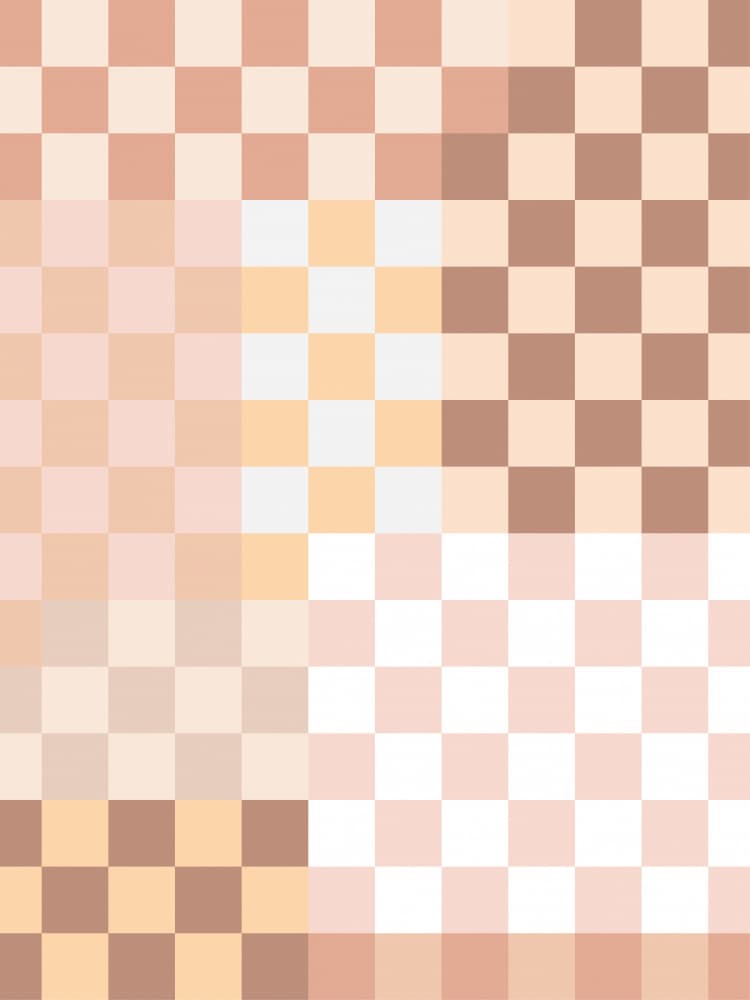 Diverse Skin Tones Pattern by Elena Ristova — canvas wall art