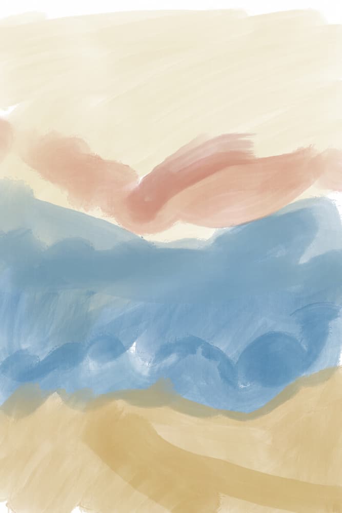 Soft Abstract Seascape by Nilesh Kulkarni — canvas wall art