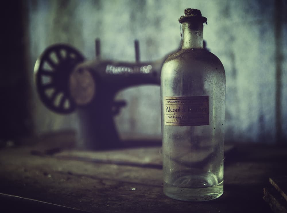 Dark Apothecary Still Life by Georgios Bero — canvas wall art