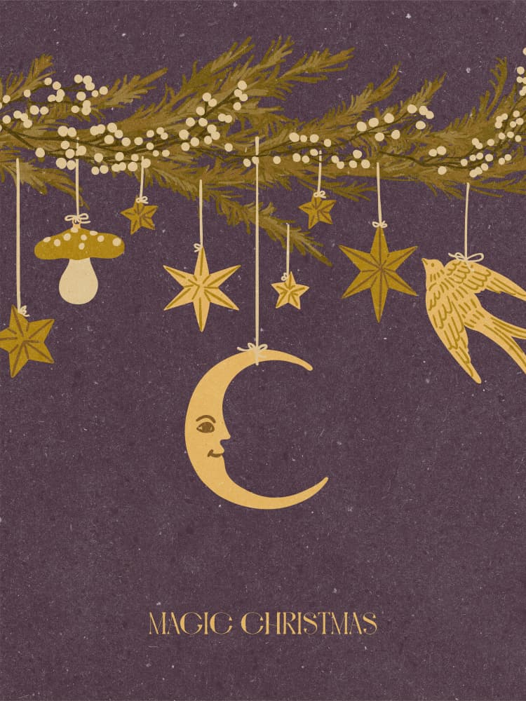 Magic Christmas by NKTN — canvas wall art