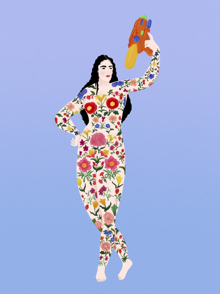 Young Daughter by Jota de jai — canvas wall art