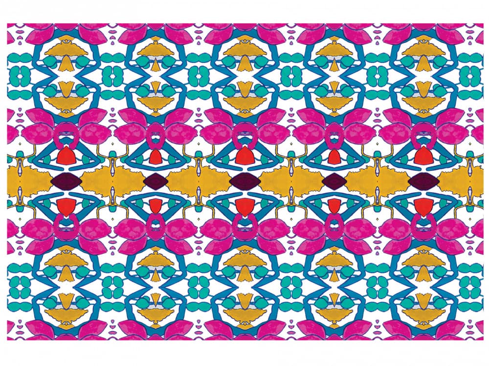 Vibrant Ornate Pattern by Breanna Megan Studio — canvas wall art