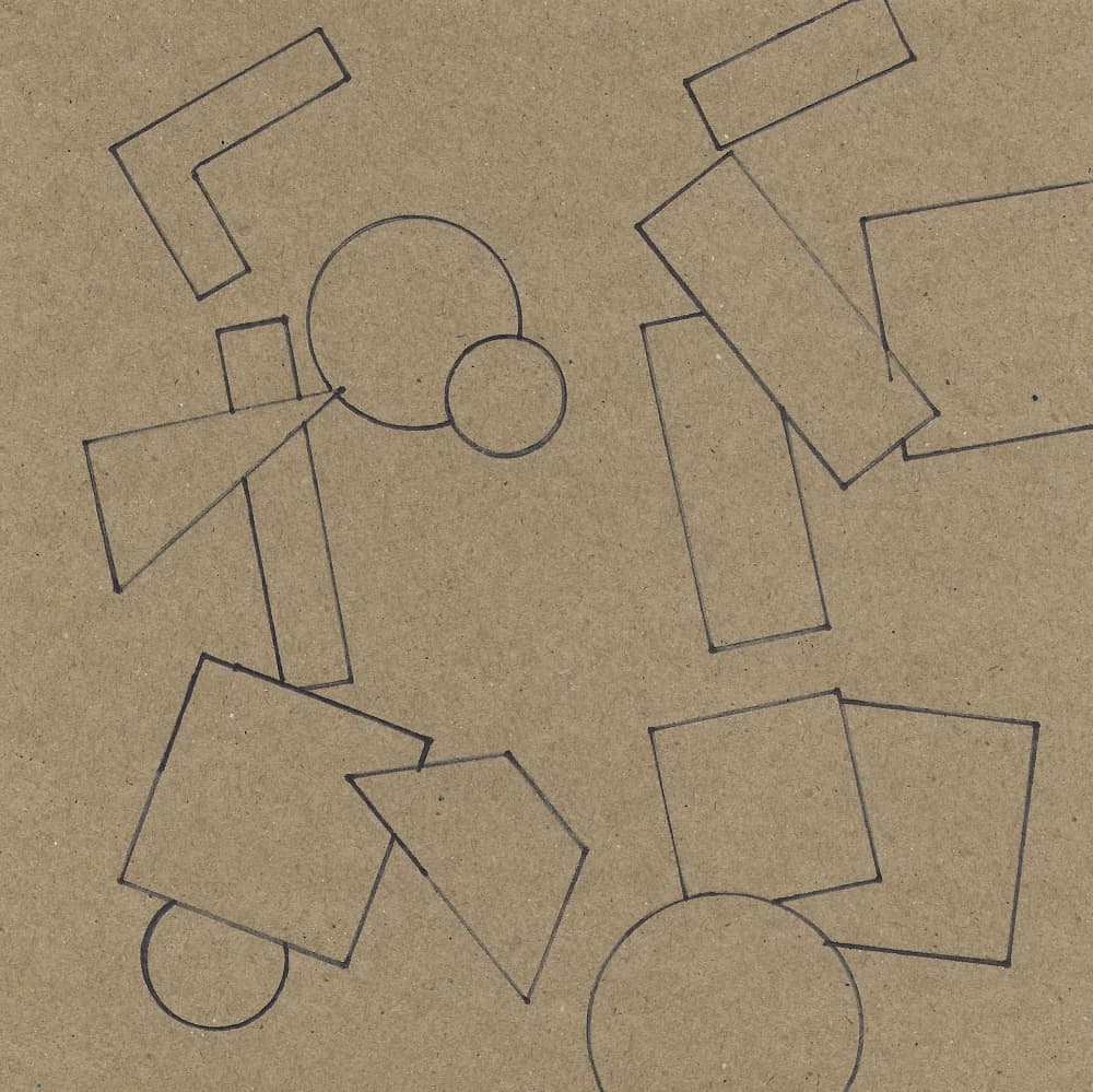 Brown Paper Geometry by Santhosh ch — canvas wall art