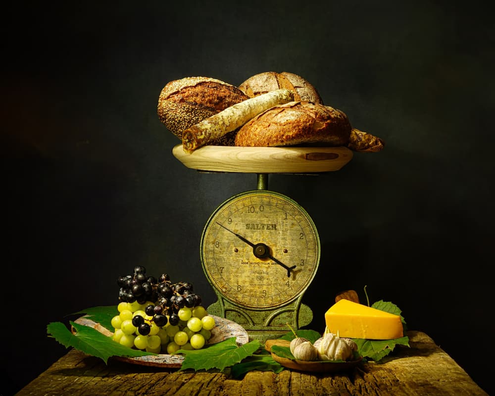 Rustic Bread Still Life by Saskia Dingemans — canvas wall art
