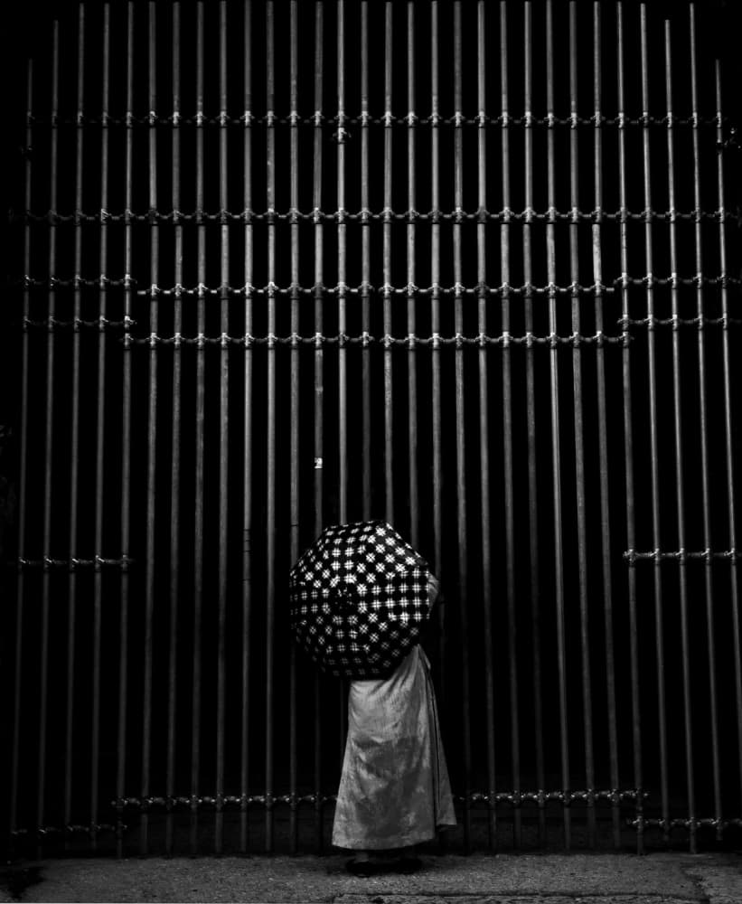 Solitary Figure Dark Gate by Francesco Santini — canvas wall art