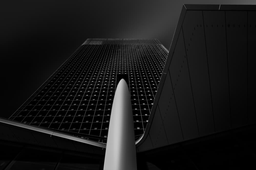 Stark Modern Architecture by Greetje van Son — canvas wall art