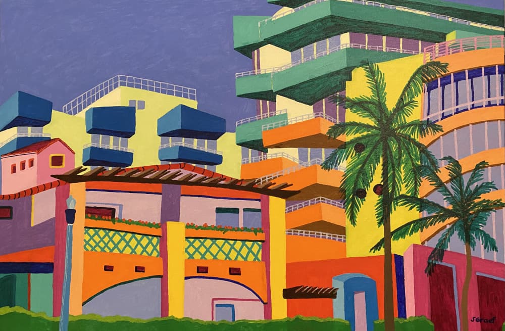 Ocean Drive by Sue Graef — canvas wall art