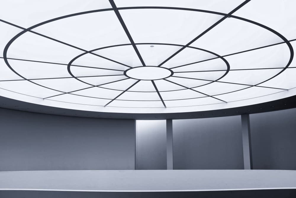 Modern Geometric Ceiling by Philippe-M — canvas wall art