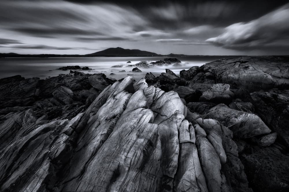 Dramatic Rocky Coast by Francis Keogh — canvas wall art