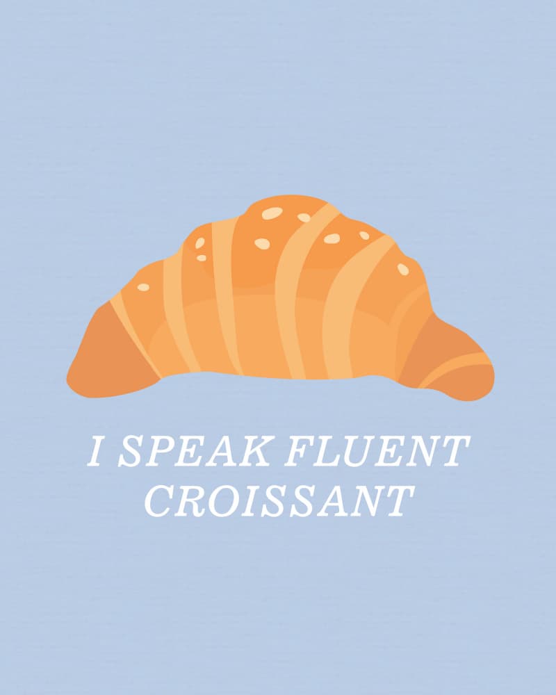 Croissant by Petra Lizde — canvas wall art