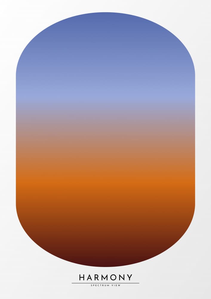 Harmonious Color Gradient by RS LAB STUDIO — canvas wall art