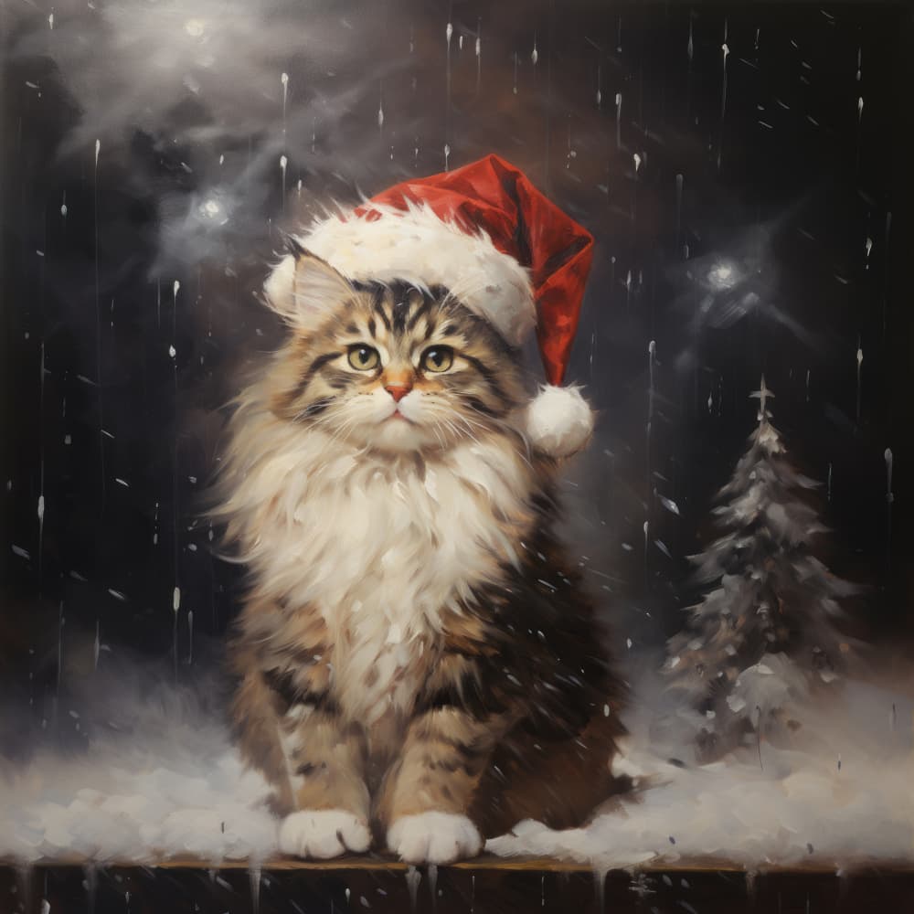 Cat2 by Emel Tunaboylu — canvas wall art