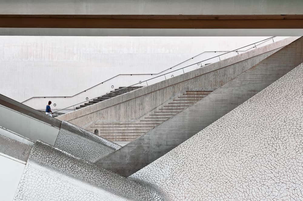 Modern Architectural Ascent by Fiorenzo Rondi — canvas wall art