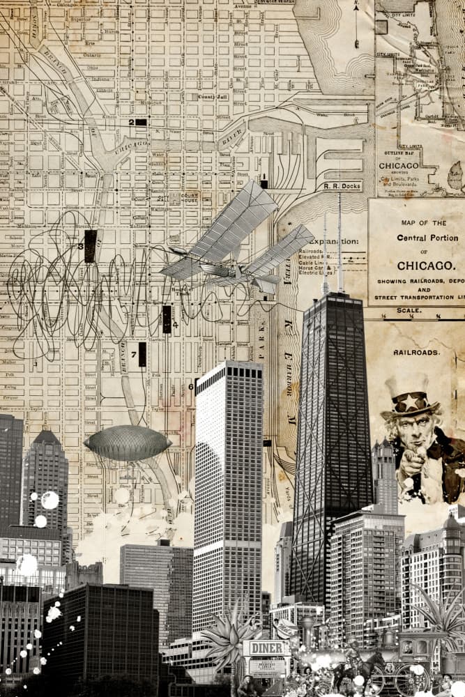 Chicago (City Breaks) by Simon Goggin — canvas wall art