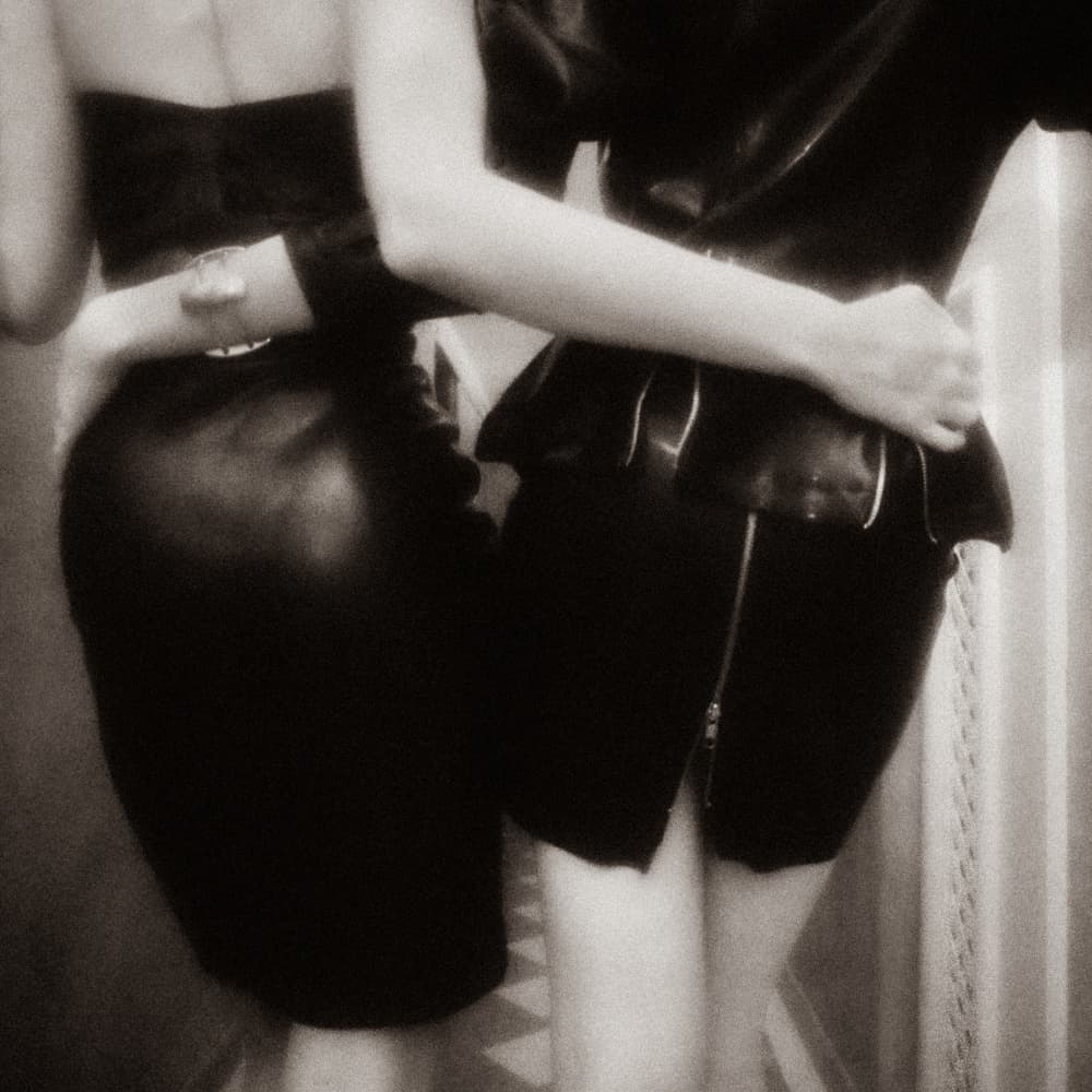 Dark Fashion Embrace by Angelika Vogel — canvas wall art
