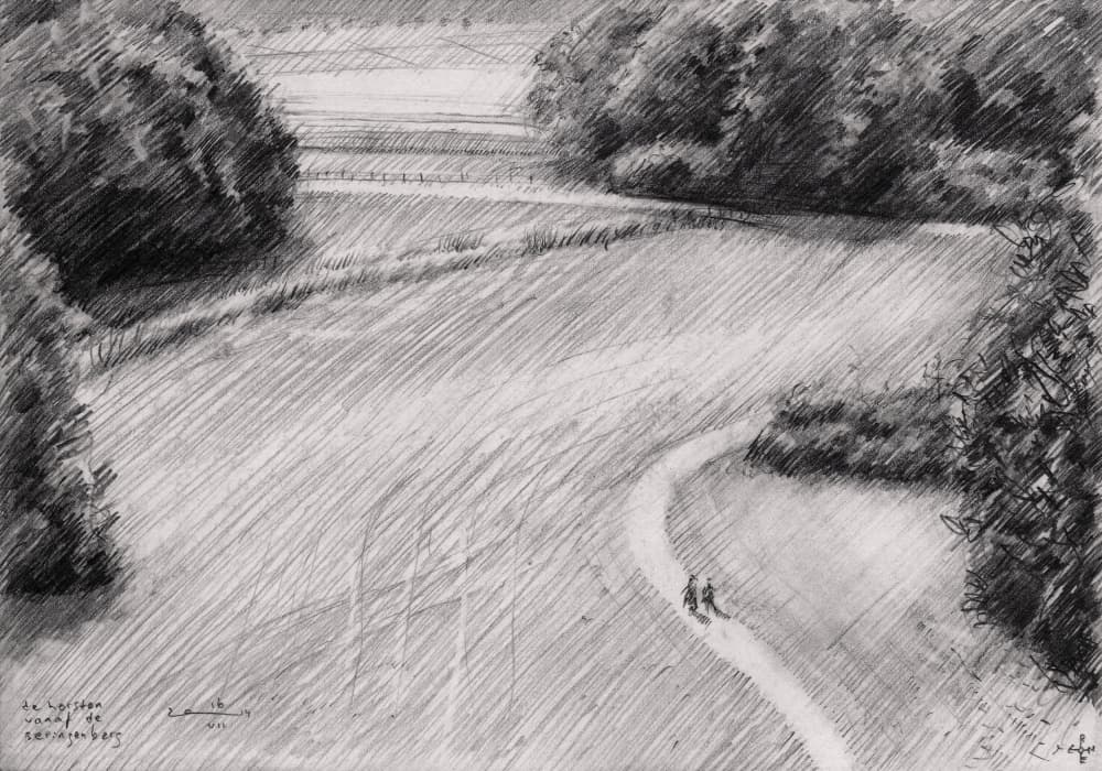 Peaceful Countryside Path by Corné Akkers — canvas wall art