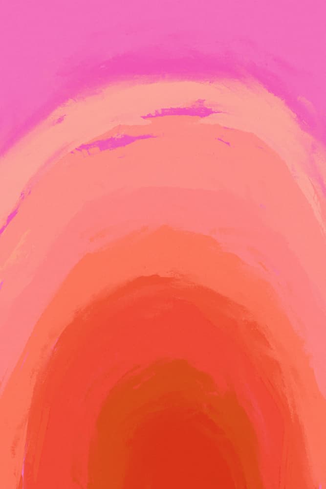 Pink Serenity Waves by Treechild — canvas wall art