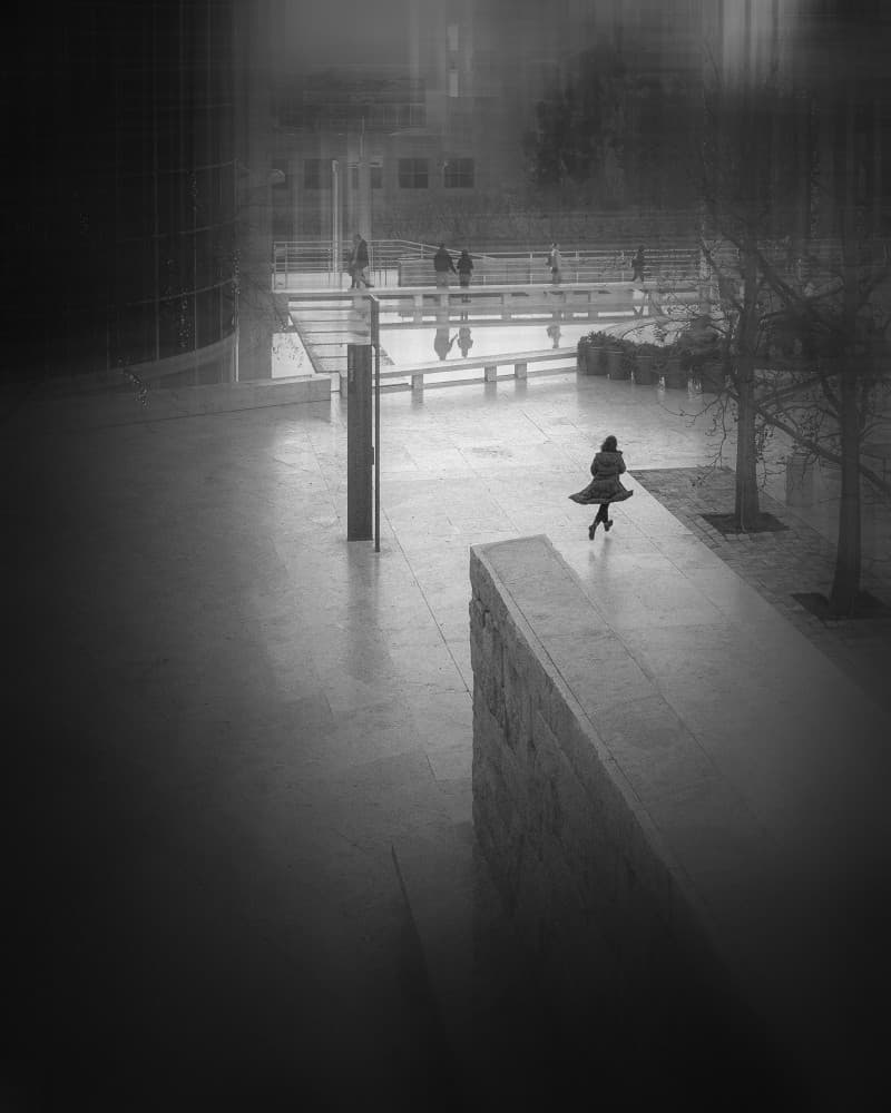 Urban Solitude by Leah Guo — canvas wall art
