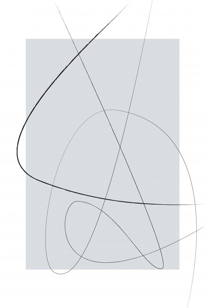 Abstract Grey Lines by Oju Design — canvas wall art
