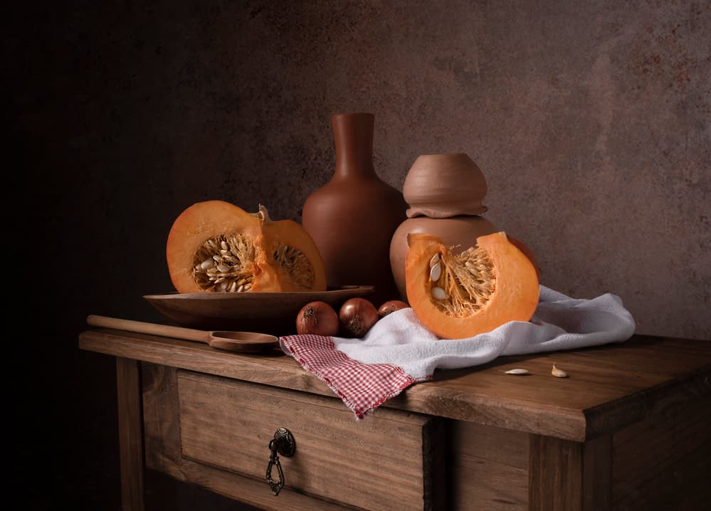 Rustic Pumpkin Still Life by Margareth Perfoncio — canvas wall art