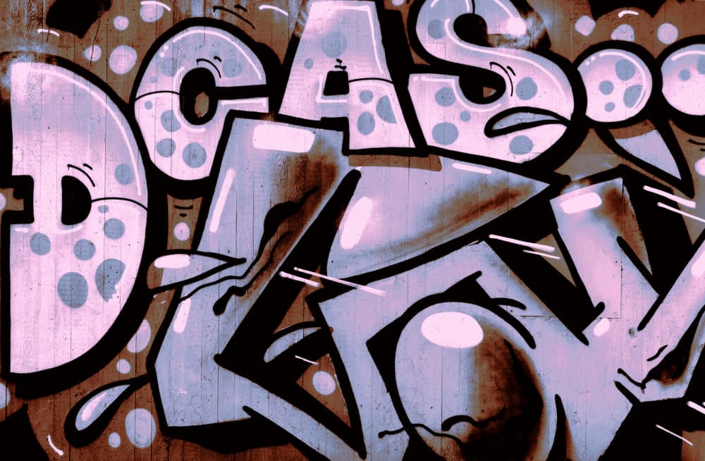 Colorful Urban Graffiti by Christina Sillen — canvas wall art
