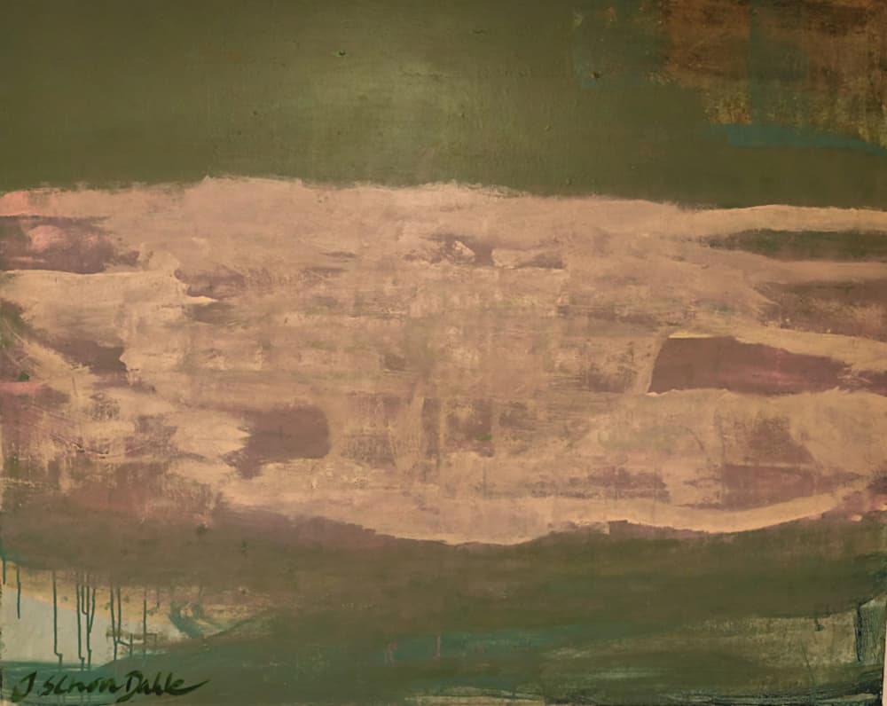 Abstract Horizon Landscape by Joackim Schou Dahle — canvas wall art