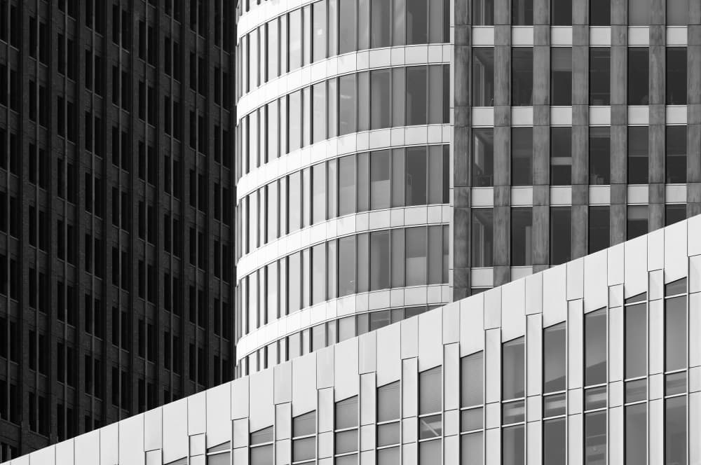 Modern Urban Geometry by Greetje van Son — canvas wall art