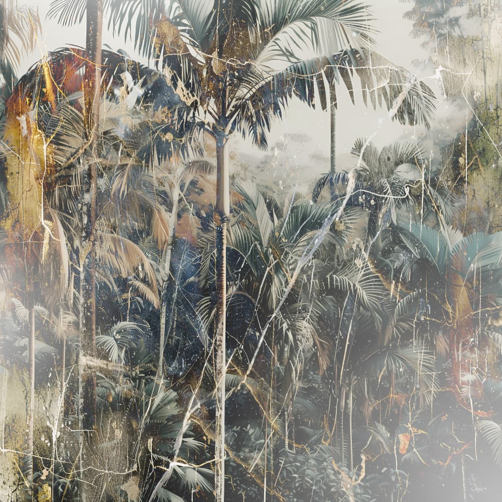 Lush Tropical Palms by Rafal Kulik — canvas wall art