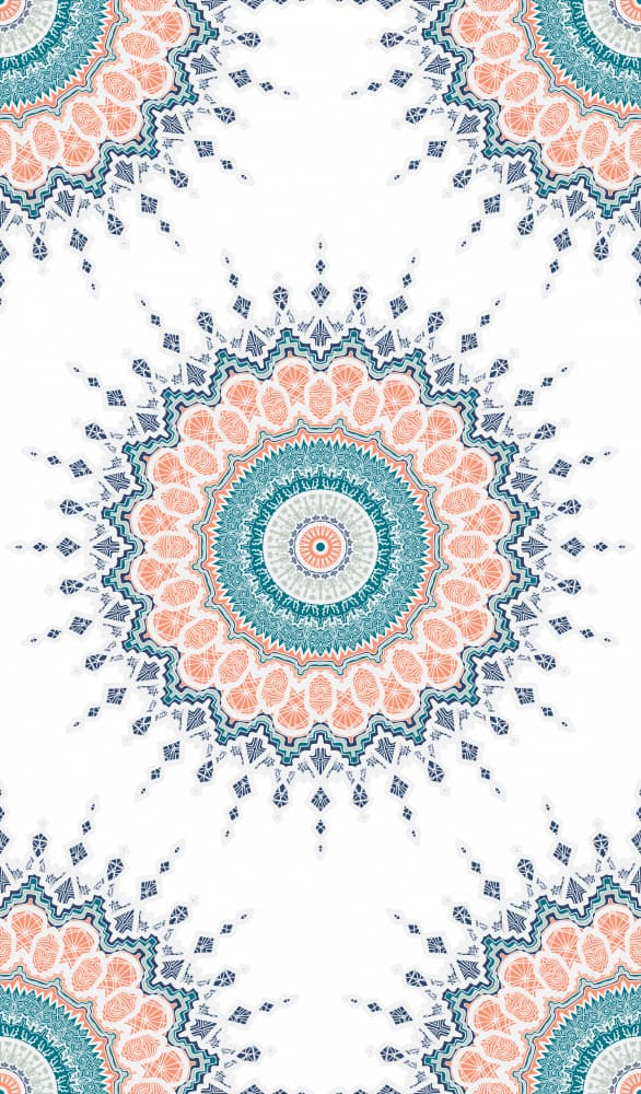 Bohemian Mandala Pattern by Marika Barsrsind — canvas wall art