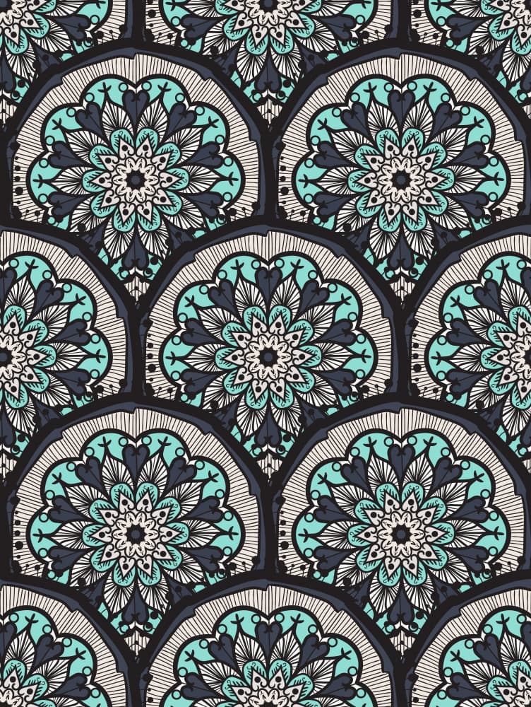 Intricate Bohemian Mandalas by Marika Barsrsind — canvas wall art