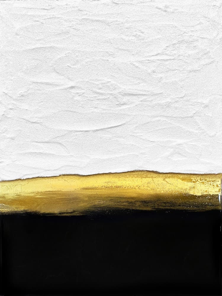 Golden Horizon by Alyson Storms — canvas wall art