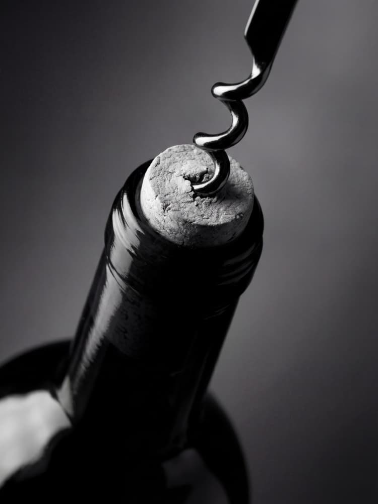 Opening Wine Bottle by Andreas Magnusson — canvas wall art