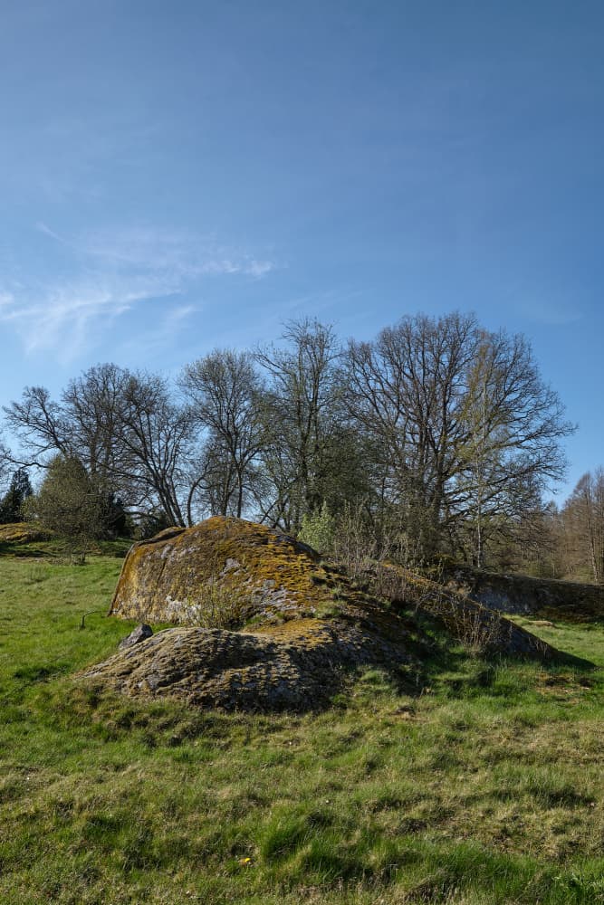 Mossy Rock Landscape by Geertjan Plooijer — canvas wall art