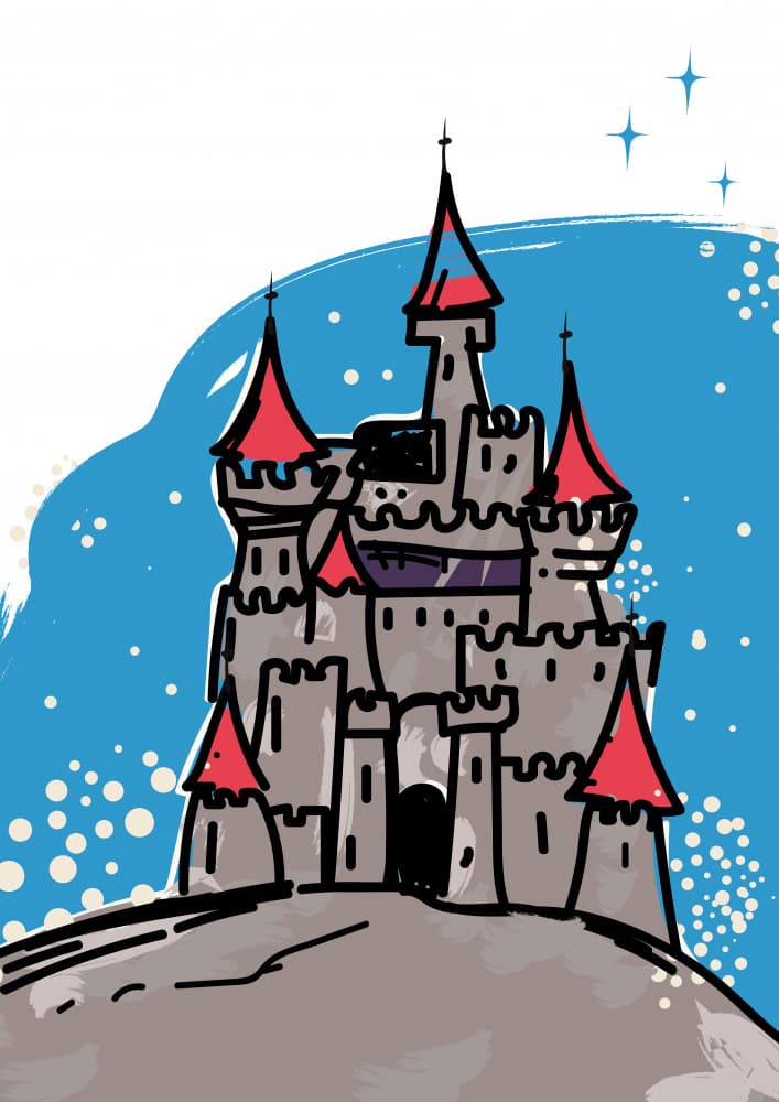 Whimsical Fantasy Castle by Nicholas — canvas wall art