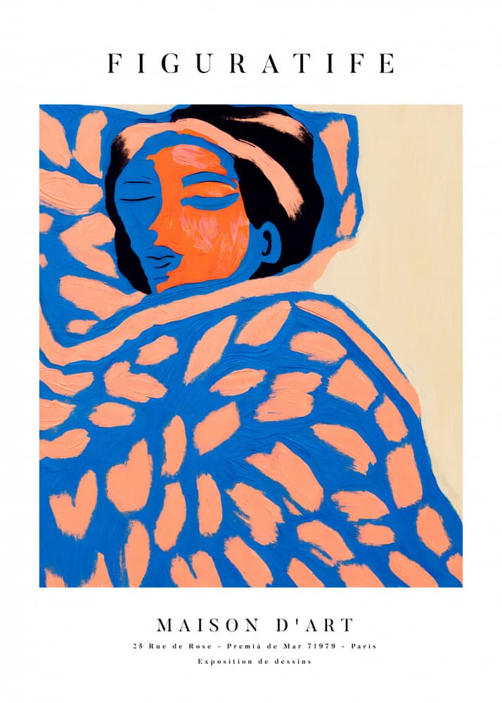 Peaceful Dreamer by The Printable Studio — canvas wall art