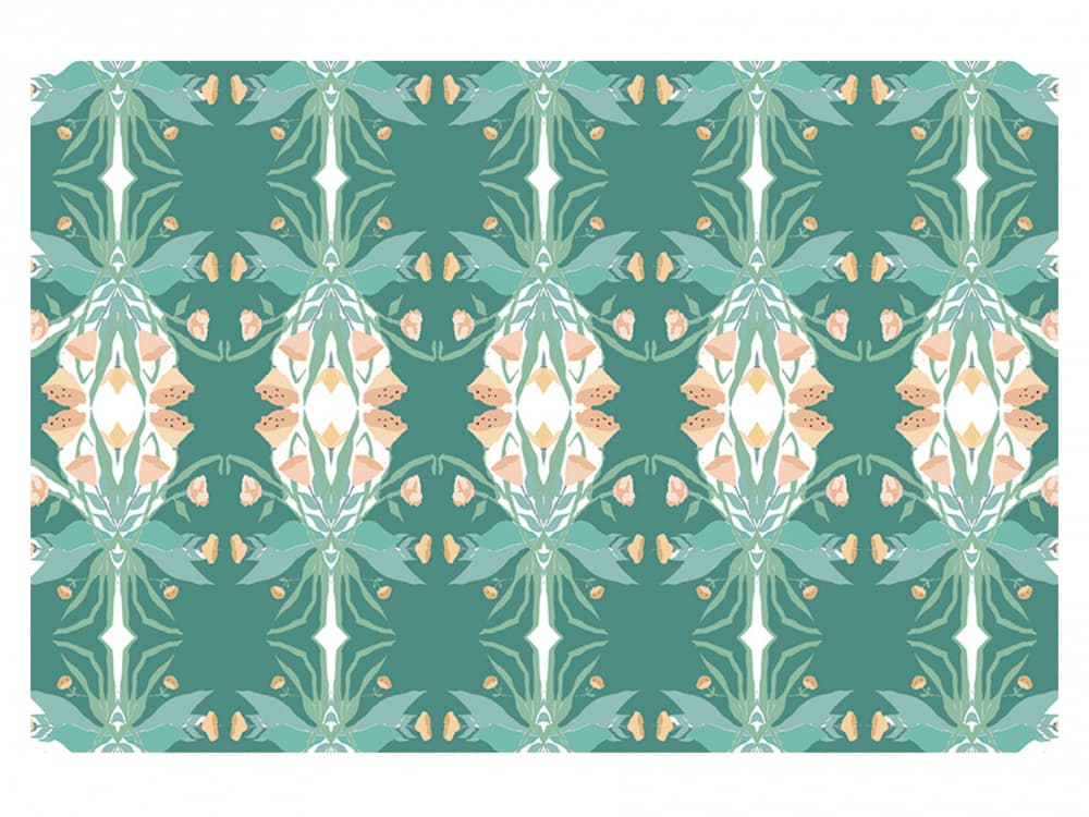 Elegant Floral Pattern by Breanna Megan Studio — canvas wall art