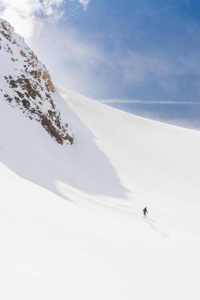 Vast Snow Mountain Journey by Leonardo Iezzi — canvas wall art